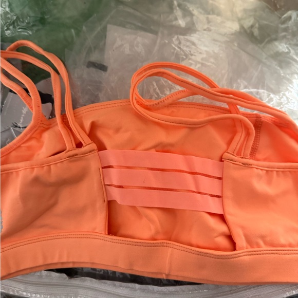 NEW Free People Movement Medium Idris Bra Peach Horizon Strapy - Picture 4 of 5